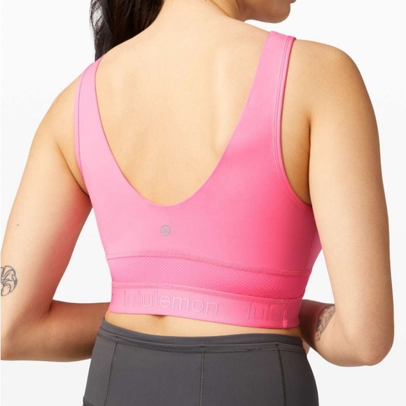Lululemon final mile crop tank in prism pink size 8 - Picture 2 of 11